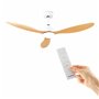 Ventilateur de Plafond avec Lumière LED et 3 Pales ABS Wuled InnovaGoods Bois 36 W 52" Ø132 cm