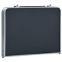 vidaXL Table pliable de camping Gris Aluminium 60x40 cm