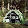 vidaXL Tente de rangement avec 9 compartiments vert imperméable