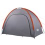 vidaXL Tente de rangement gris et orange imperméable