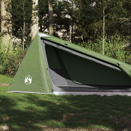 vidaXL Tente de camping tunnel 1 personne vert imperméable