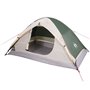 vidaXL Tente de camping à dôme 4 personnes vert imperméable
