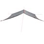 vidaXL Bâche de camping gris et orange 300x294 cm imperméable