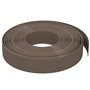 vidaXL Bordure de jardin marron 10 m 10 cm polyéthylène