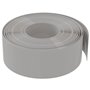 vidaXL Bordure de jardin Gris 10 m 20 cm polyéthylène