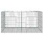 vidaXL Cage à lapin 2 panneaux 110x79x54 cm Fer galvanisé