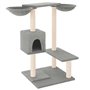 vidaXL Arbre à chat avec griffoirs gris clair 82 cm