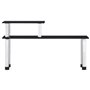 vidaXL Étagère de cuisine Noir 45x16x26 cm Verre trempé