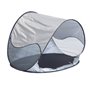 DERYAN Tente de plage avec moustiquaire 120x90x80 cm Argenté
