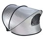 DERYAN Tente de plage escamotable XXL 155x133x95 cm Argenté