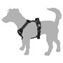 FLAMINGO Harnais pour chiens Balou Noir XS 30-45 cm 15 mm