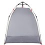 vidaXL Tente de plage 2 personnes gris libération rapide imperméable
