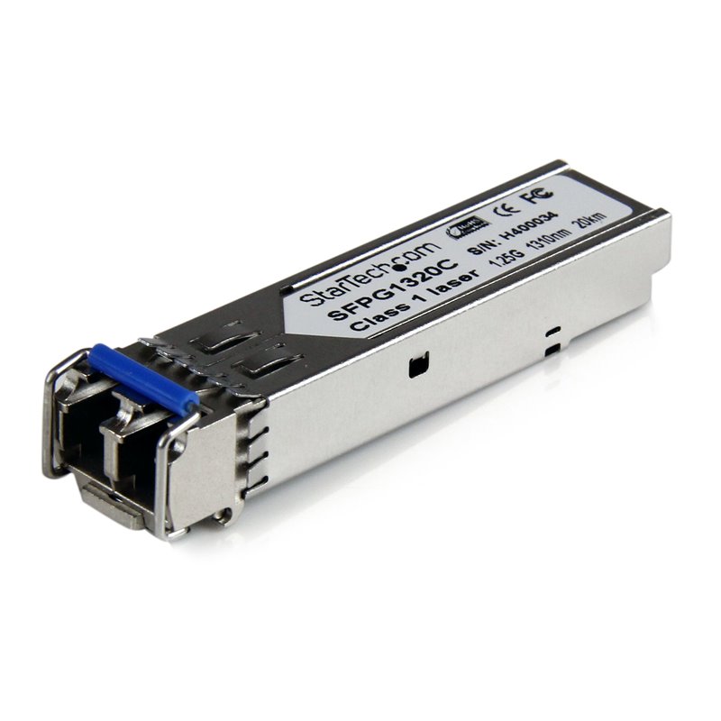 Startech.com Module transceiver SFP Mini-GBIC à fibre optique monomode LC Gigabit, DDM - Compatible Cisco GLC-LH-SMD - 20 km