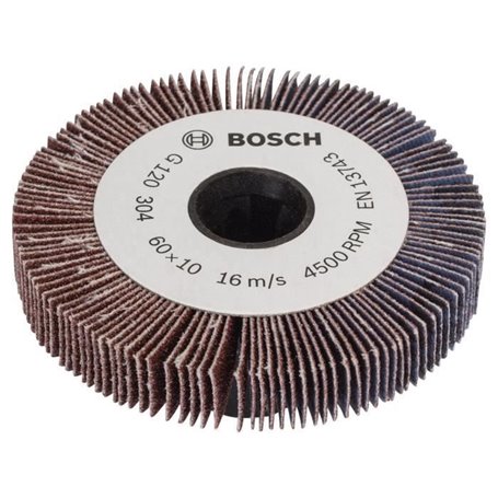 Rouleau a lamelles Bosch - PRR / TEXORO - 10mm Grain 120 - Ponçage bois