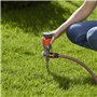 GARDENA Arroseur circulaire Vario Comfort  Surface 225m² max  Portée 8.5m max  Crans arrosage 45-360°  Garantie 5 an