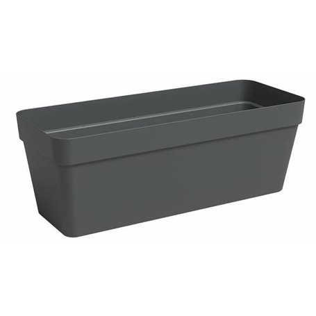 Jardiniere - Plastique - Anthracite - Rectangulaire - L49