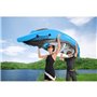 Kayak gonflable - BESTWAY - Cove Champion X2 Hydro-Force - 331x88cm - 2 places - 180kg max - 2 pagaies, 2 ailerons amovi