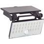 Applique extérieure - BRILLIANT - LUTON - LED et solaire - Détecteur de mouvement - Plastique et métal - 4 W - Noir