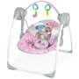 Balancelle portable et compacte - BRIGHT STARTS - Pink Paradise - Balancelle automatique avec musique - Unisexe - Nouveau nés+