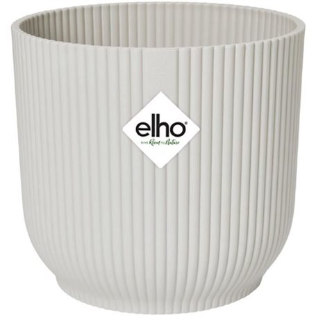 ELHO Vibes Fold Pot de fleurs rond 30 - Blanc - Ø 30 x H 27 cm - intérieur - 100% recyclé