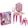 Jouet de beauté - KLEIN - Centre de beauté Barbie Happy Vibes - Complet avec de nombreux accessoires et lumiere.