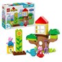 LEGO DUPLO 10431 Le Jardin et la Cabane dans l'Arbre de Peppa Pig - Jouet Créatif
