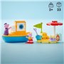 LEGO DUPLO 10432 Le Voyage en Bateau de Peppa Pig - Set de Jeu de Bain pour Tout-petits