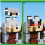 LEGO Minecraft 21261 La forteresse du loup - Jeu d'exploration sur le theme du squelette