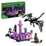 LEGO Minecraft 21264 Le dragon et le navire de l'Ender - Set inspiré des jeux vidéo