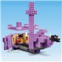 LEGO Minecraft 21264 Le dragon et le navire de l'Ender - Set inspiré des jeux vidéo