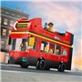 LEGO City 60407 Le bus rouge a deux étages, bus jouet, véhicule pour enfants des 7 ans