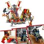 LEGO NINJAGO 71818 L'arene de combat du tournoi - Jouet d'action ninja pour enfant