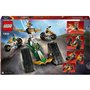 LEGO NINJAGO 71820 Le véhicule combiné de l'équipe des ninjas - Planeur, bolide ou motos