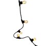 Guirlande lumineuse LED Link Me Light - 10 ampoules - douille E27 - blanc chaud - 5m
