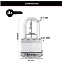 Cadenas Haute Sécurité - MASTER LOCK - M1EURDLFCC - A Clé - Acier Laminé - Extérieur - Anse M