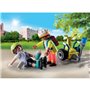 PLAYMOBIL - 71257 - City Action Les Secouristes - Starter Pack - Secouriste avec gyropode