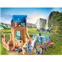 PLAYMOBIL - Amelia & Whisper avec box pour chevaux - Horses of Waterfall - 117 pieces - Des 5 ans