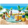 PLAYMOBIL 71529 Vacanciers avec piscine et bain a bulles - My Life - Des 4 ans - Jeu de rôle créatif