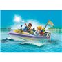 PLAYMOBIL - Mariés et bateau - City Life - Découvre les océans avec les mariés - Coffre de rangement - Des 4 ans