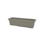 PLASTIKEN Jardiniere rectangulaire - 80 X 33 cm - Taupe