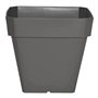 RIVIERA Pot de fleurs  Soleilla - Carré - 40 x 40 cm - Gris pailleté