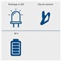 Clé a chocs sans fil 1/4 - SCHEPPACH - 20V IXES - Couple 180 Nm - sans batterie ni chargeur - C-ID180-X