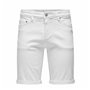 Shorts pour Hommes Only & Sons Onsply 9297 White Blanc