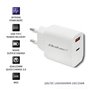 Chargeur mural Qoltec 51714 Blanc 18 W