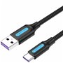 Câble USB A vers USB-C Vention CORBH Noir 2 m