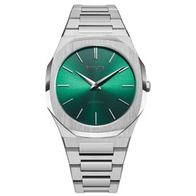 Montre Homme D1 Milano SCARABEO Vert Argenté (Ø 40 mm)