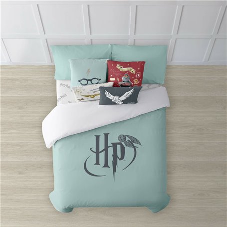 Housse de Couette Harry Potter Mint Multicouleur 200 x 200 cm Lit de 120