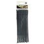 Nature Chevilles d'ancrage de jardin 10 pcs Noir