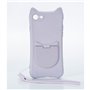 ***WE Coque de protection CHAT APPLE IPHONE 7 / 8 / SE 2020 Violet