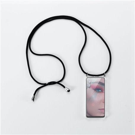 ***We coque de protection AVEC TOUR DE COU APPLE IPHONE 6/7/8/SE 2020 Noir